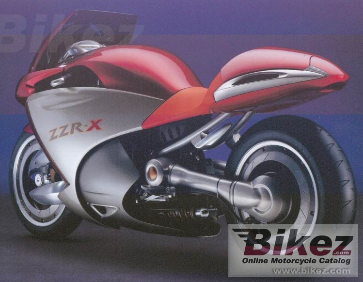 Big Kawasaki zzr-x picture and wallpaper from Bikez.com